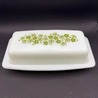 Vintage 72 – B Pyrex Butter Dish Spring Blossom Pattern