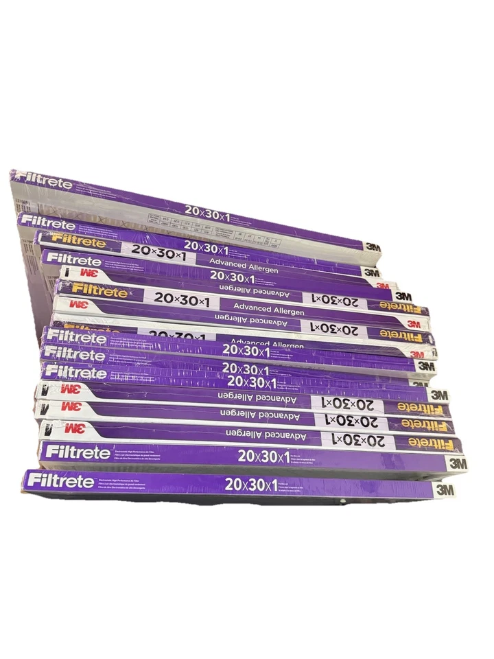 16x Filtrete 20x30x1 HVAC Air Filter MPR 1500 MERV 12 Allergens Bacteria - Image 2 of 2