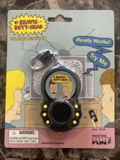 MTV's Beavis & Butt-Head Talking Keychain Includes 6 Cool Phrases Needs Battery