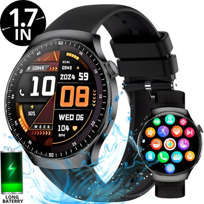   Smart Watch 1.7'' Men (Call Receive/Dial) Android Rugged Fitness Tracker