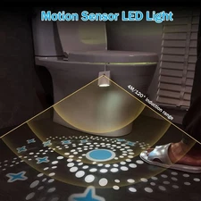 Toilet Light and Human Body Sensor Light 16 Color Use at Night