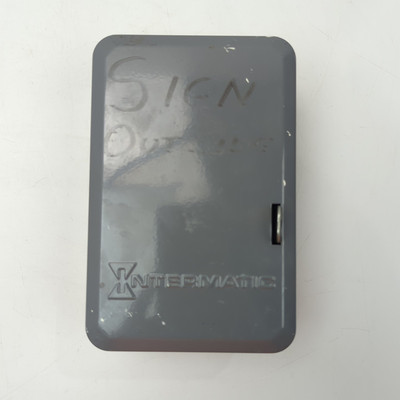 Intermatic Model T101 Dial Time Switch Metal Box ONLY Grey - FREE SHIPPING