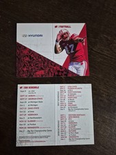 2016 Wisconsin Badgers Football Pocket Schedule