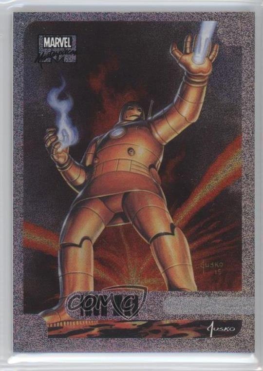 2016 Upper Deck Marvel Masterpieces Holofoil Iron Man #5 1u0