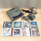 Sega Saturn Console bundle with 2 Controllers & 8 Games HST-3210 Japan NTSC-J