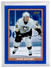 Ryan Whitney 2005-06 Upper Deck Bee Hive Blue Parallel Card #137