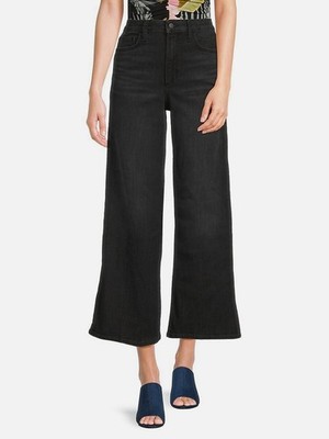 Joe's Jeans Women's Black Wide Leg Ankle Jeans Size 28