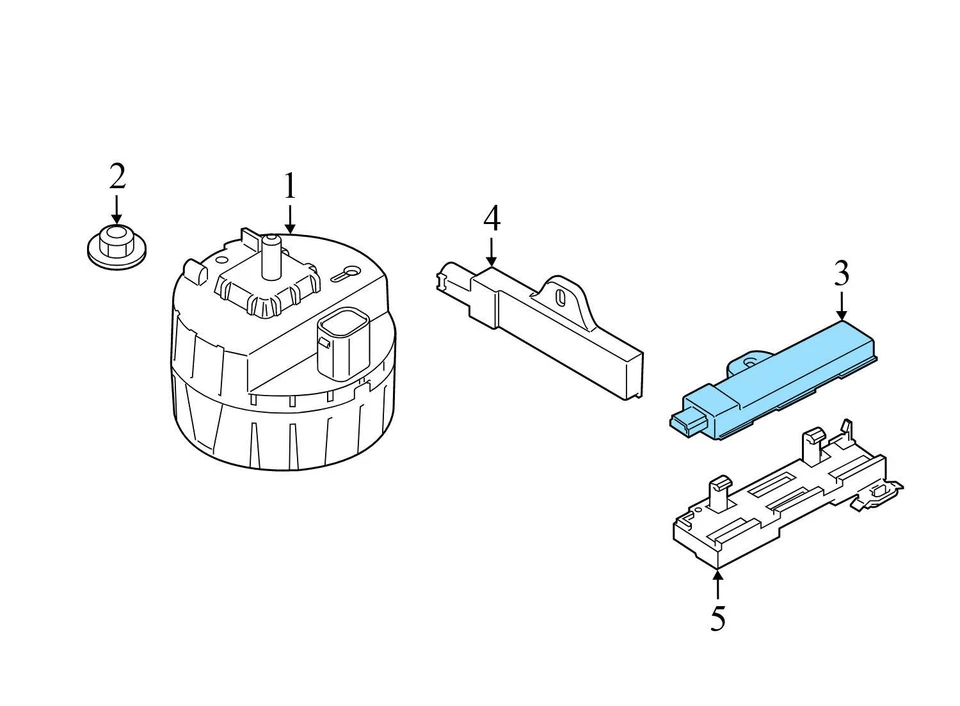 2020-2025 BMW M850I XDRIVE GRAN COUPE - Kessy / Keyless Entry Antenna 6832065 - Image 3 of 4