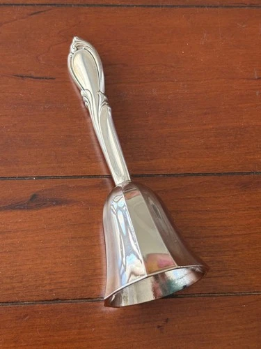 MINT INTERNATIONAL STERLING SILVER NEW RHAPSODY DINNER BELL - WORKS GREAT 91 GMS