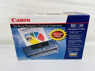 Vintage Canon BJC-50 Color Bubble Jet Compact Printer | eBay