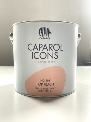 2x Caparol Icons No. 108 Pop Peach 2,5l Wandfarbe Matt Finish