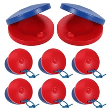 8 Pcs Musical Instrument Finger Castanets Percussion Instruments for Kids