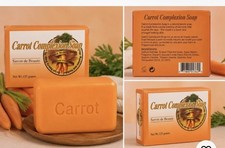 8-Bars Soap CARROT COMPLEXION BEAUTY BAR WITH CARROT OIL 125g each BRAND NEW 