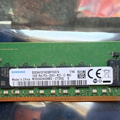 Samsung 16GB DDR4 PC4-2666V DIMM Memory Module M393A2K40BB2-CTD6Q