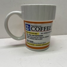 Prescription Ceramic Coffee Mug Funny Novelty...