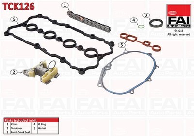 1x FAI AutoParts TCK126 Steuerkettensatz für VW Audi Skoda Seat