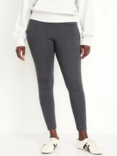 Old Navy Mid Rise Jersey Layering Legging-Grey Heather-Size 3X-NWT