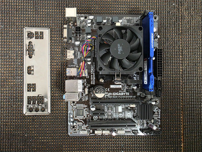Gigabyte GA-F2A68HM-H Motherboard AMD A4-7300APU/ 8gb Ram/HeatsinkFan+I/O Shield