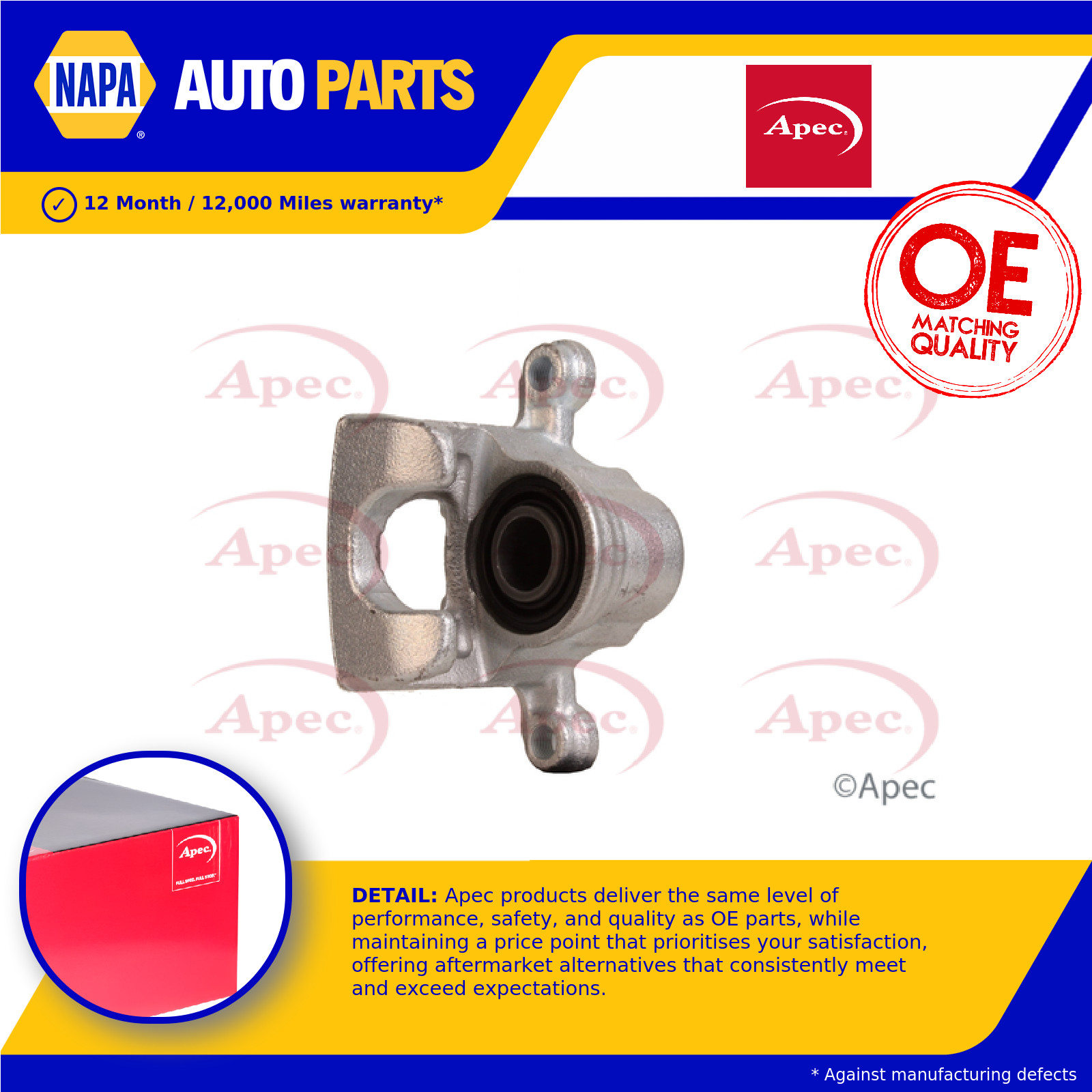 Brake Caliper LCA594N Apec 440111KD0A 44011EM11A Genuine Top Quality Guaranteed