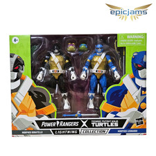 Hasbro Power Rangers X TMNT Morphed Donatello & Leonardo Action Figures New