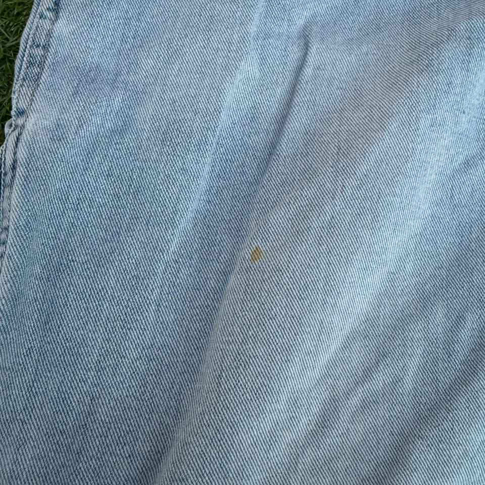 Old Navy's Painter's Denim Carpenter Shorts Mens 34 Light Wash Utility - Image 2 of 4