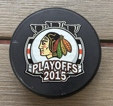 2015 WHL Portland Oregon Winter Hawks Playoffs Hockey Official Game Puck Lindsay