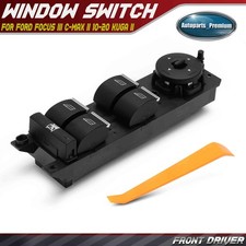 Front Driver Side Window Switch for Ford Focus III C-Max II 10-20 Kuga II 13-19