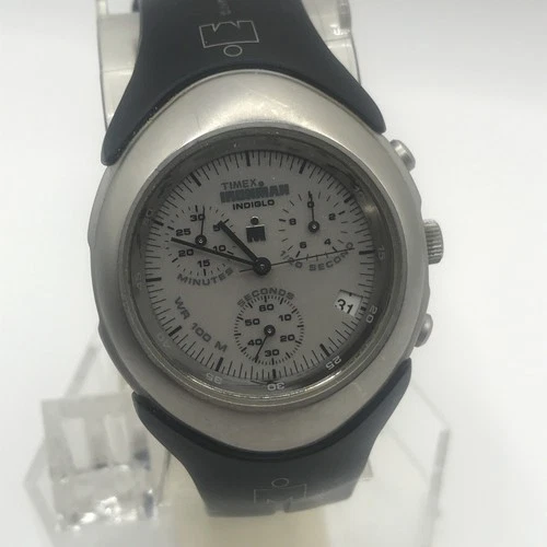 Vintage - Timex Ironman Indiglo Analog Chronograph Watch