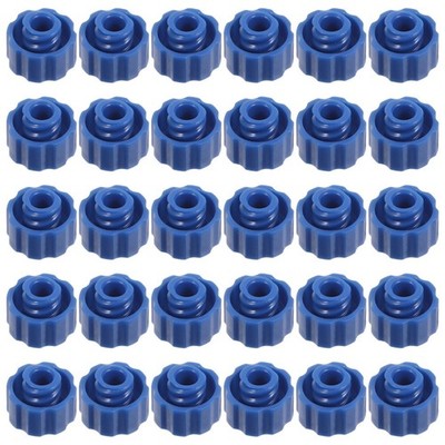 50 Pcs Dispensing Tip Cap Glue Applicator Bottles Lids Needle Covers