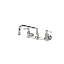 Krowne 14812L 8 in Heavy Duty Wall Mount Faucet w/ 12 in Spout