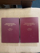 Rare Set of 2 WW2 Books Die Ritterkreuztrager der Deutschen Wehrmacht 1939-1945