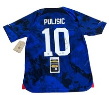 CHRISTIAN PULISIC signed (TEAM USA) Nike Soccer jersey JSA CR86440