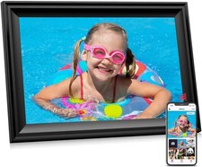 Digital Picture Frame, 10.1 Inch WiFi Photo Frame Electronic Wall Mountable WiFi