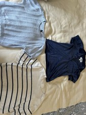 3 süße Damenpullis m Paket   Kurzarm-Pullov...