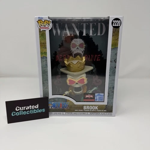 Funko Pop! One Piece Wanted Poster Brook #2220 Target Exclusive Limited IN HAND