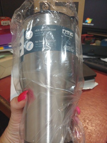 Rtic 30 Oz Stainless Steel Tumbler Travel Hot Cold Beverage Mug Cup Lid - Picture 3 of 9