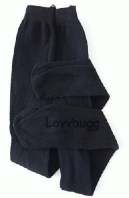 Black Tights for American Girl 18'' Doll Clothes Ballet Costume FREESHIP ADD-ONS!