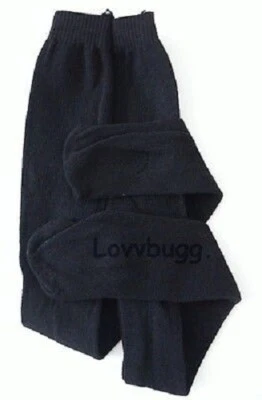 LOVVBUGG Black Tights for American Girl 18" Doll Clothes Ballet Costume FREESHIP ADD-ONS!