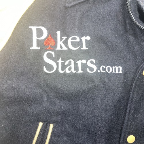 Official Pokerstars.com Wool Letterman Varsity Jacket Size M : WSOP Team 2006 - Picture 4 of 9