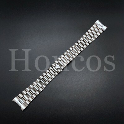 PRESIDENT SILVER WATCH BAND BRACELET FITS FOR ROLEX DATEJUST 20MM STAINLESS ST