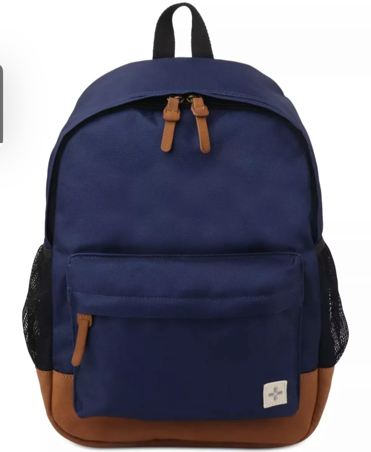 Sun + Stone Riley Navy Blue Faux Suede Backpack | eBay display picture 3