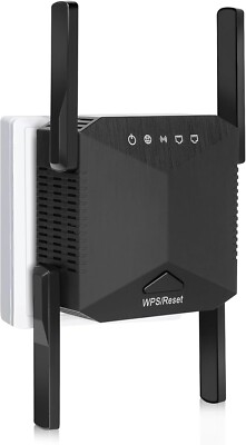 WLAN Verstärker 1200 Mbps WiFi Repeater Dual Band 5 GHz 2,4 GHz WPS Extend C534