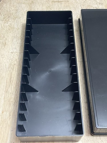 Vintage Radio Shack Realistic Cassette Tape Case Box Holder Holds 15 w/ Sleeve. - Picture 7 of 9