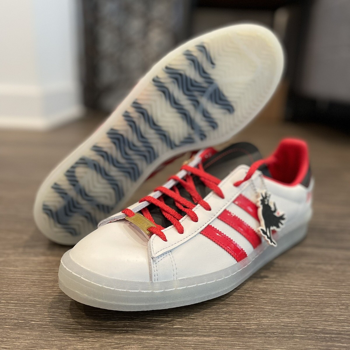 Adidas Originals X Campus 80\'s Howlin’ Ray’s Nashville Hot Drop FZ6566 Men Sz 9 Adidas Campus 80 main image 3