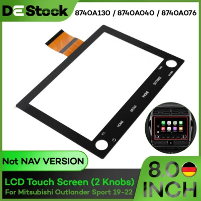 Für Mitsubishi Outlander 2019-22 MK3 SAT 2 Knöpfe Radio 8" Touchscreen Digitizer - Bild 1 von 4