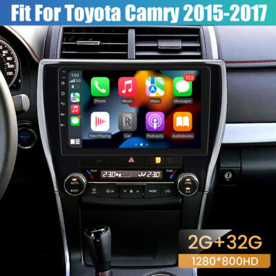 For 2015-2017 Toyota Camry 10.1'' Android 12 Car Stereo Radio Carplay Gps Navi