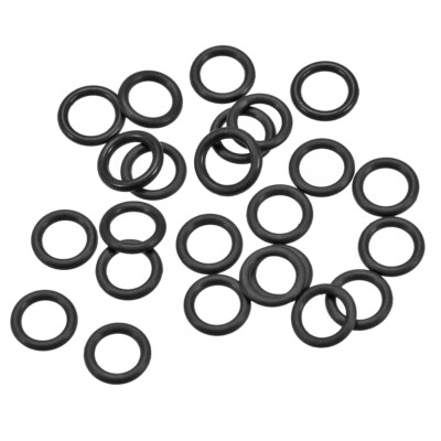 25 Stk. Fluorkautschuk O-Ring O-Ringe Ringdichtung schwarz -20°C bis 250°C