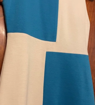 Alice + Olivia White and Blue Elegant Dress, New, Size 0 | eBay