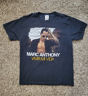 MARC ANTHONY Vivir Mi Vida Tour Shirt 2014 M