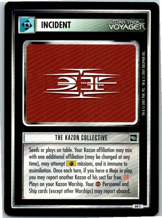 Star Trek Kazon Sects